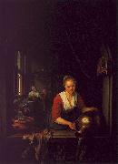 Gerrit Dou Maidservant at the Window china oil painting reproduction